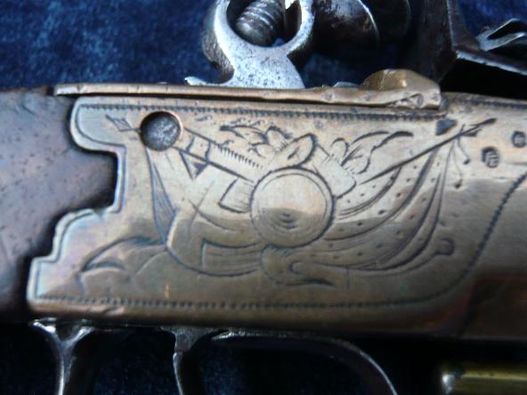 Cased pistols. noblengraving1side